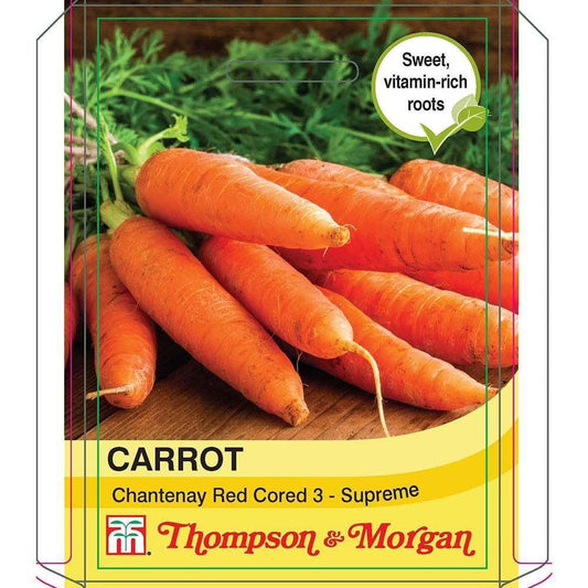 Thompson & Morgan Carrot Chantenay Red Cored 3 Supreme 1500 Seed