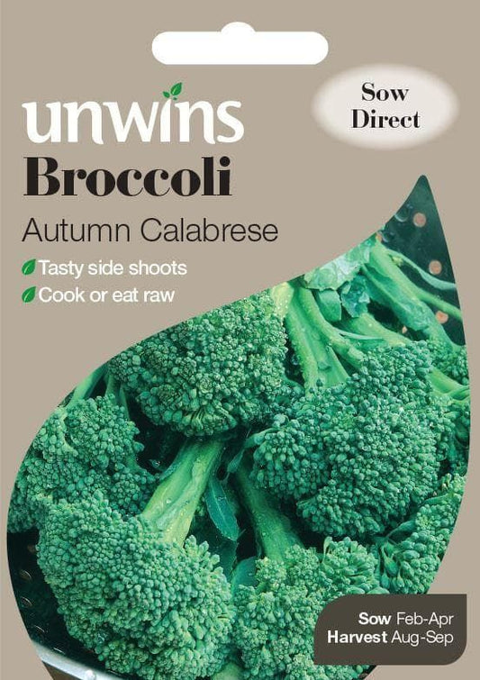 Unwins Broccoli Autumn Calabrese 250 Seeds