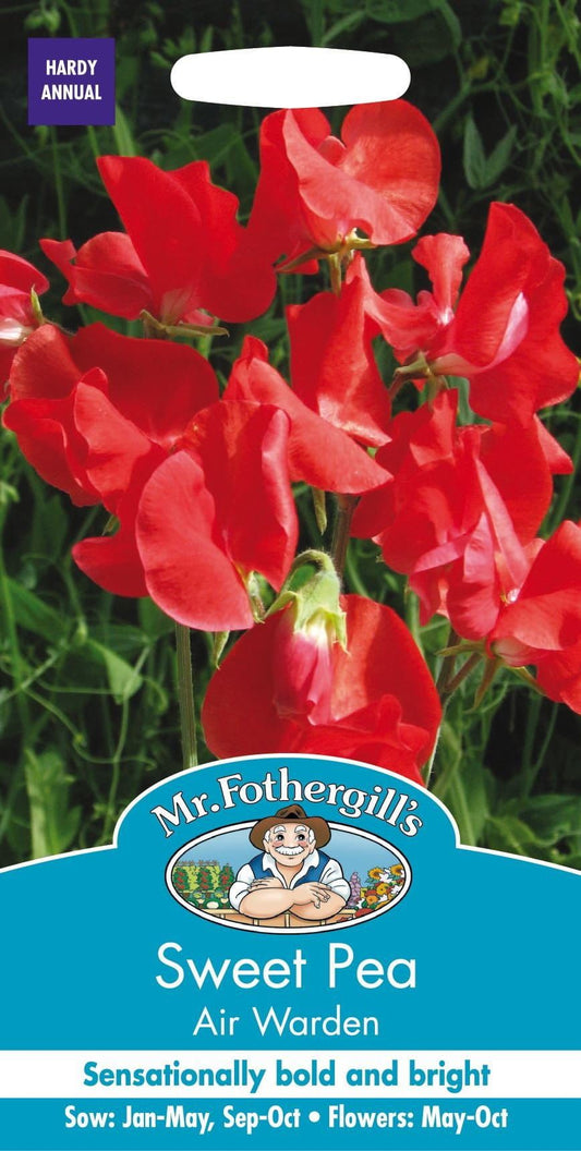 Mr Fothergills Sweet Pea Air Warden 20 Seeds
