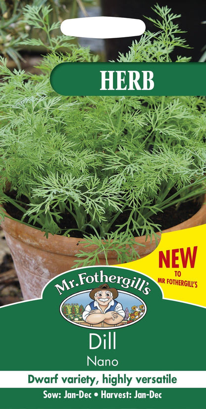 Mr Fothergills Dill (Dwarf) Nano 200 Seeds