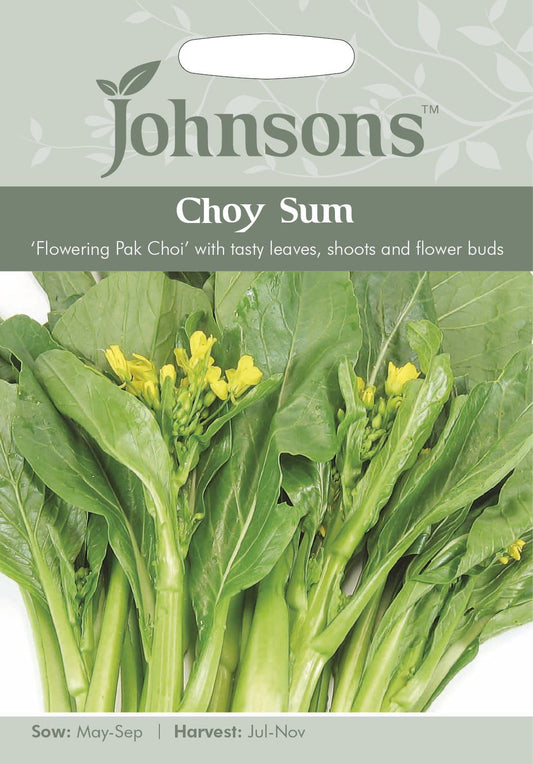 Johnsons Seeds Choy Sum 500 Seeds