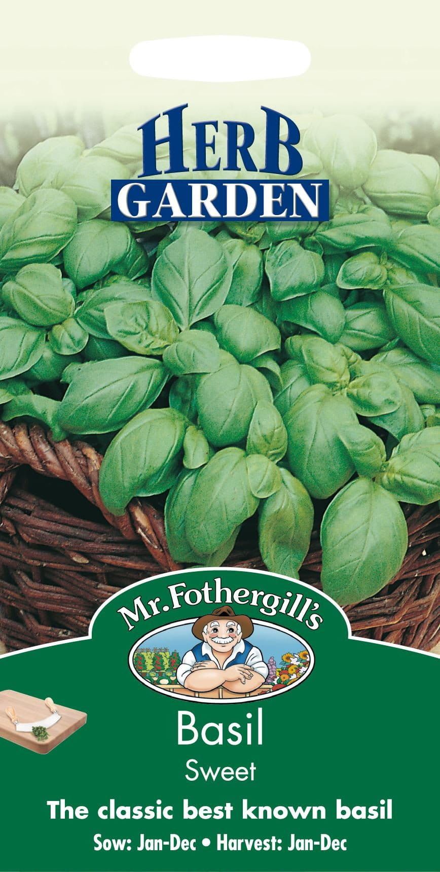 Mr Fothergills Basil Sweet 650 Seeds