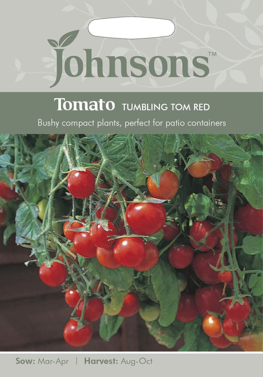 Johnsons Tomato Tumbling Tom Red 20 Seeds