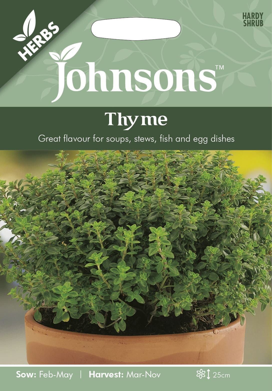 Johnsons Herb Thyme 1000 Seeds