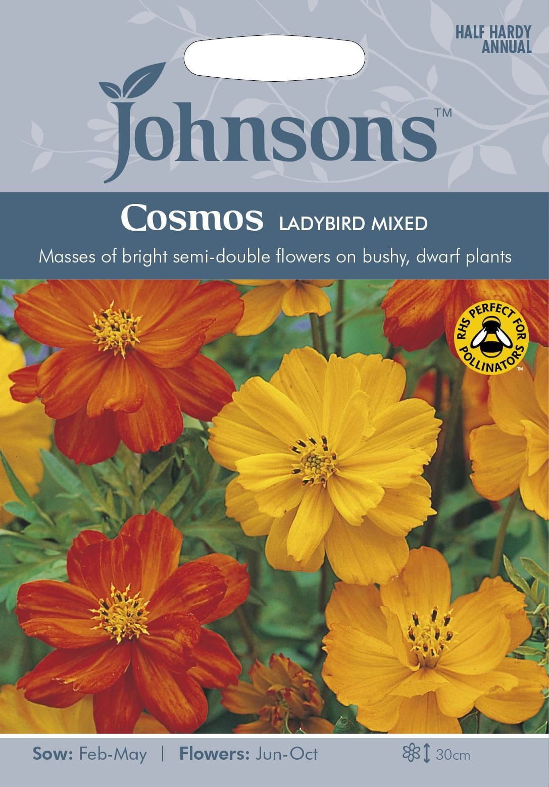 Johnsons Cosmos Ladybird 30 Seeds