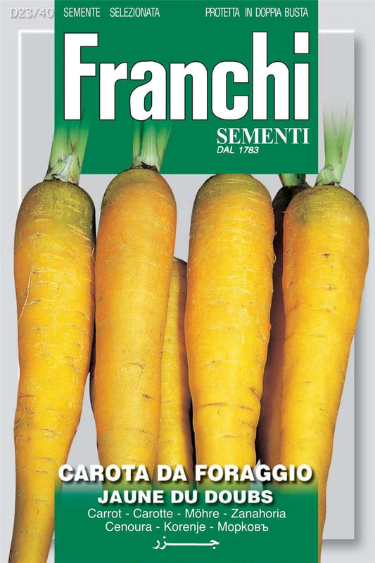 Franchi Seeds of Italy Forage Carrot Jaune Du Doubs Seeds