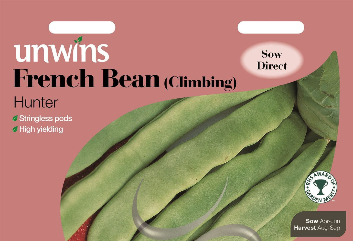 Unwins French Bean (Climbing) Hunter 60 Seeds