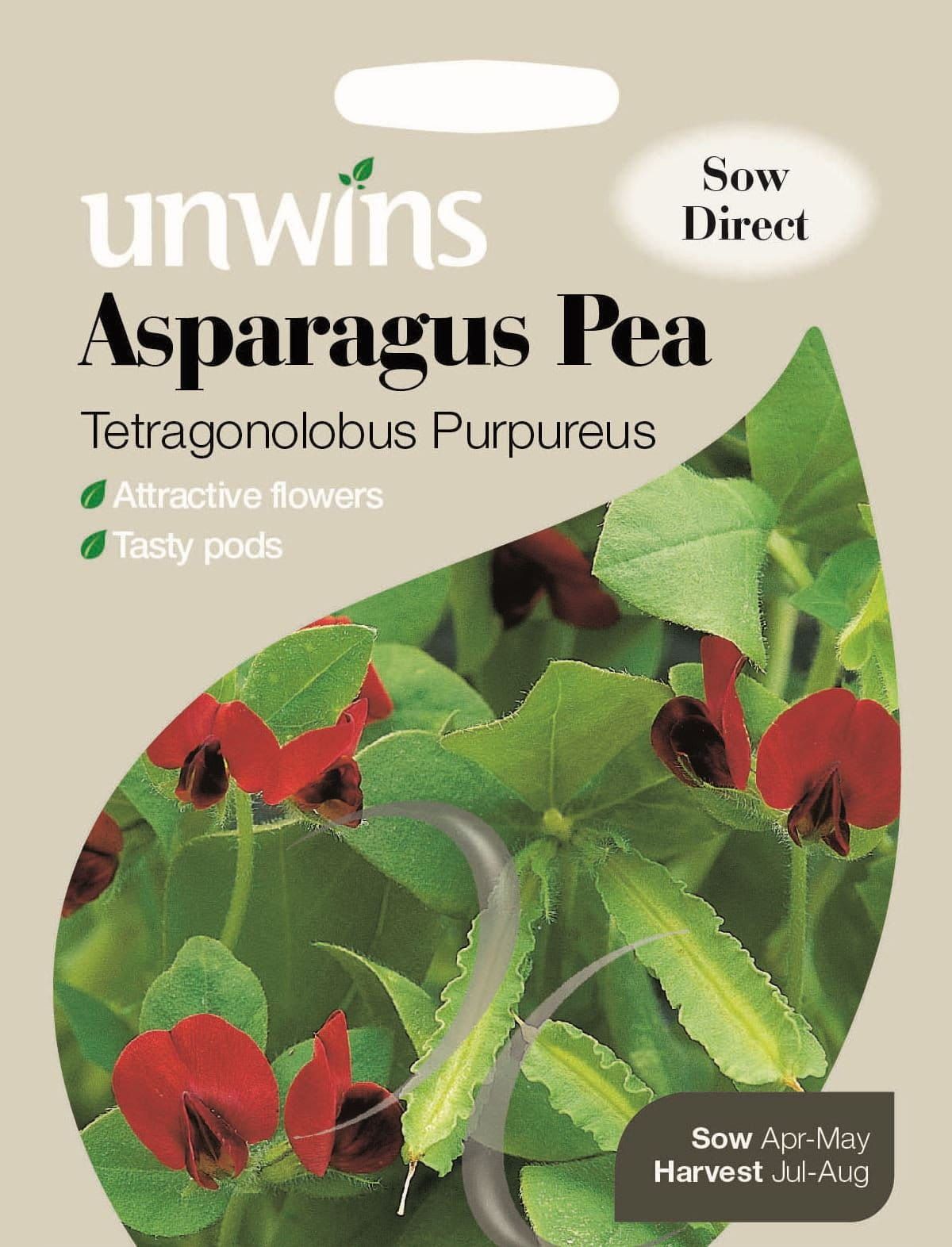 Unwins Asparagus Pea 40 Seeds