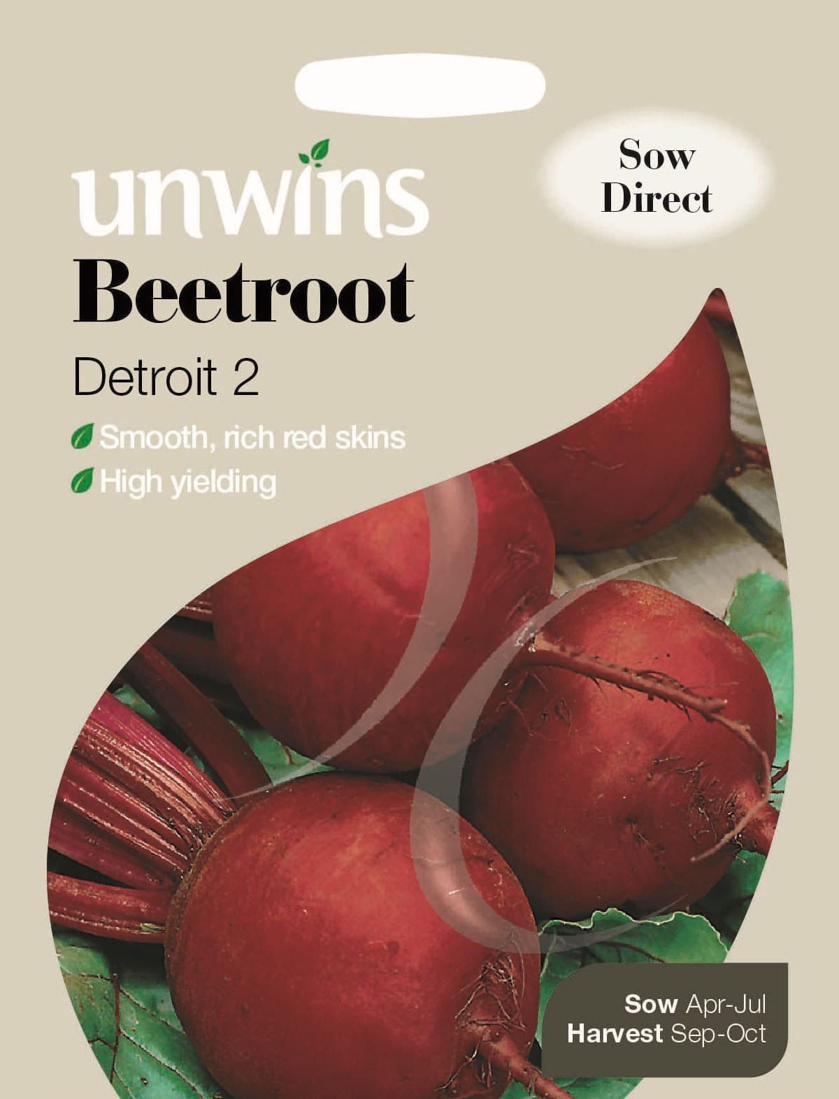 Unwins Beetroot Detroit 2 - 275 Seeds