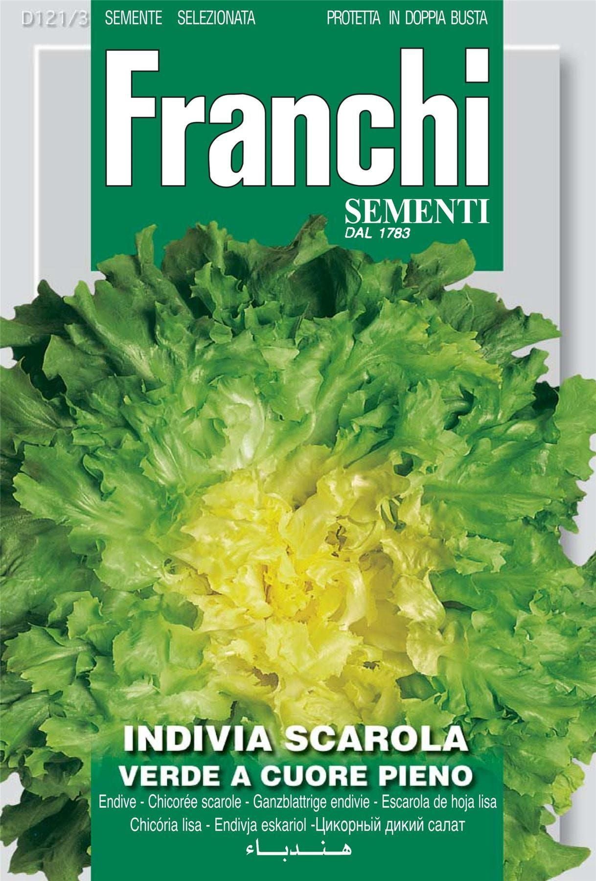 Franchi Seeds of Italy Endive Verde A Cuore Pieno Seeds