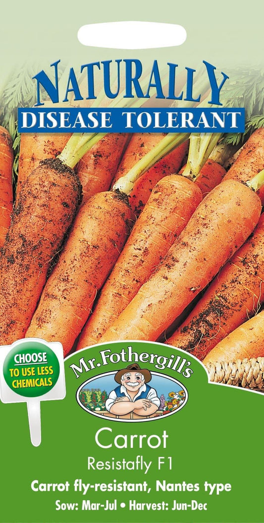 Mr Fothergills Carrot Resistafly F1 - 400 Seeds