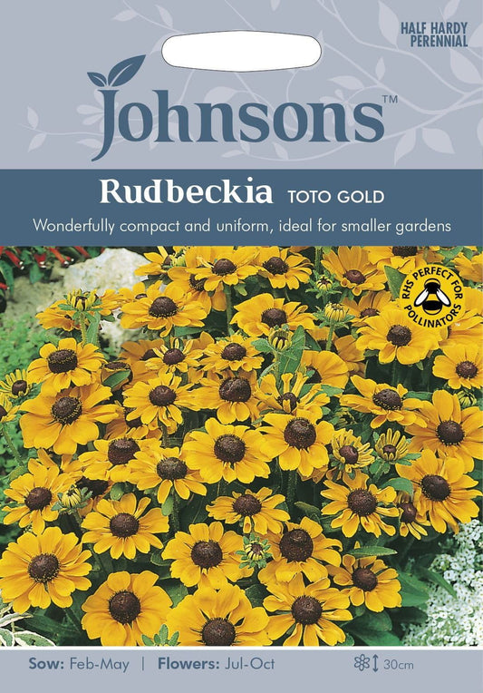 Johnsons Rudbeckia Toto Gold 50 Seeds