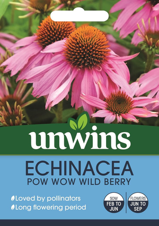 Unwins Echinacea Pow Wow Wild Berry 10 Seeds
