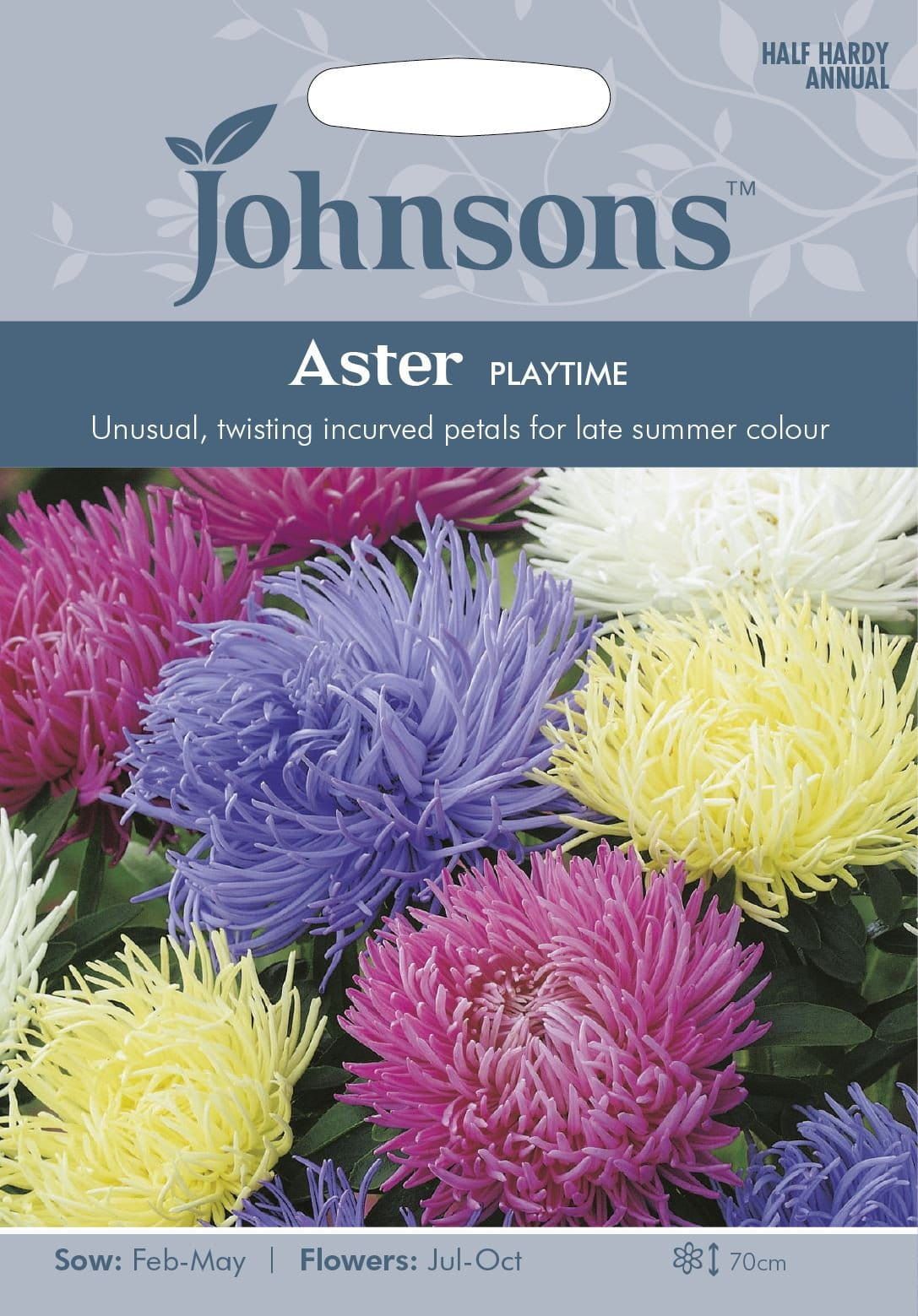 Johnsons Aster Playtime 150 Seeds