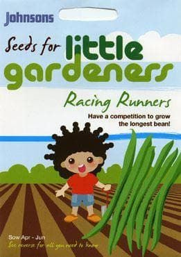 Johnsons Little Gardeners Racing Runner Beans 15 Seeds