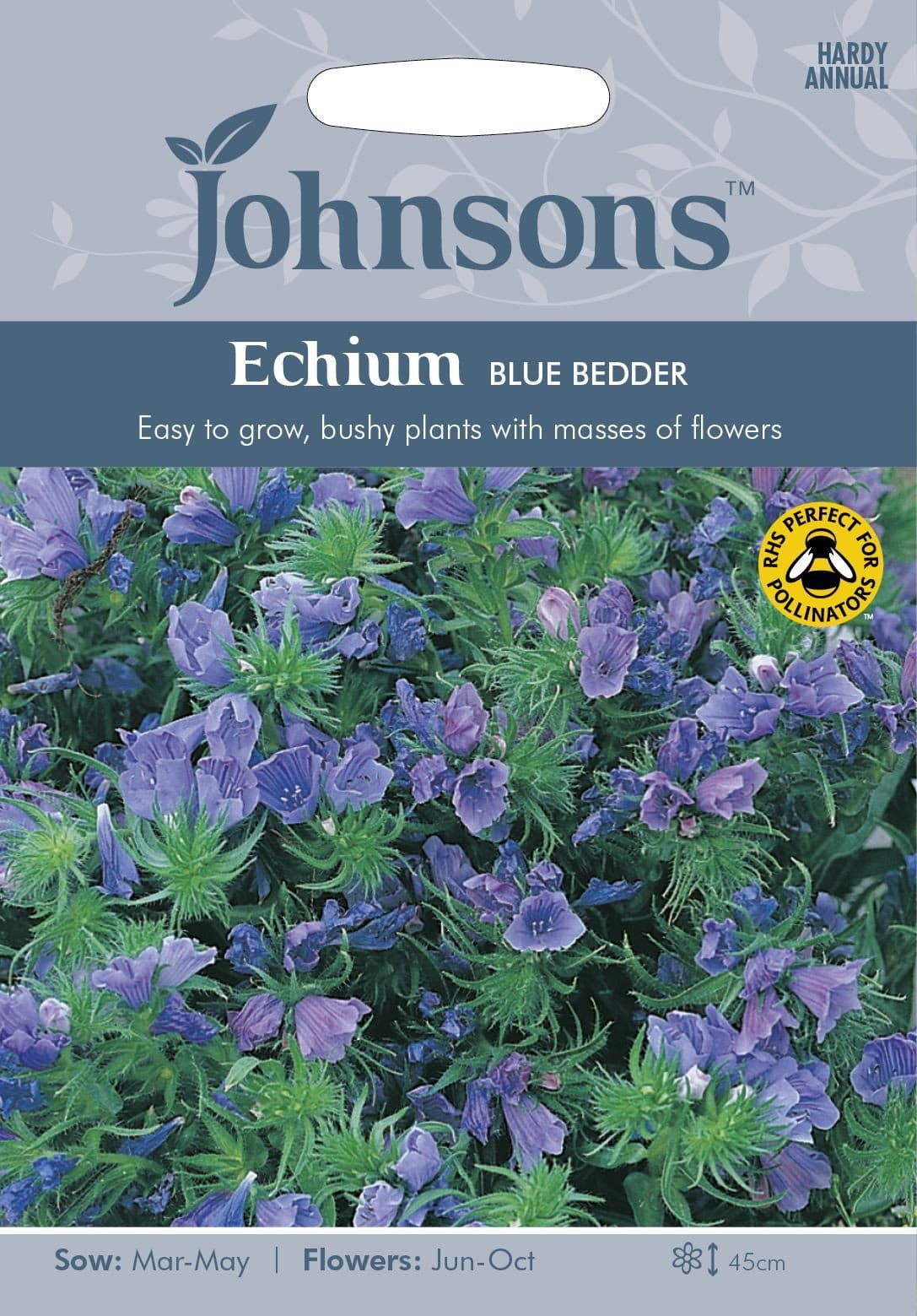 Johnsons Echium Blue Bedder 200 Seeds