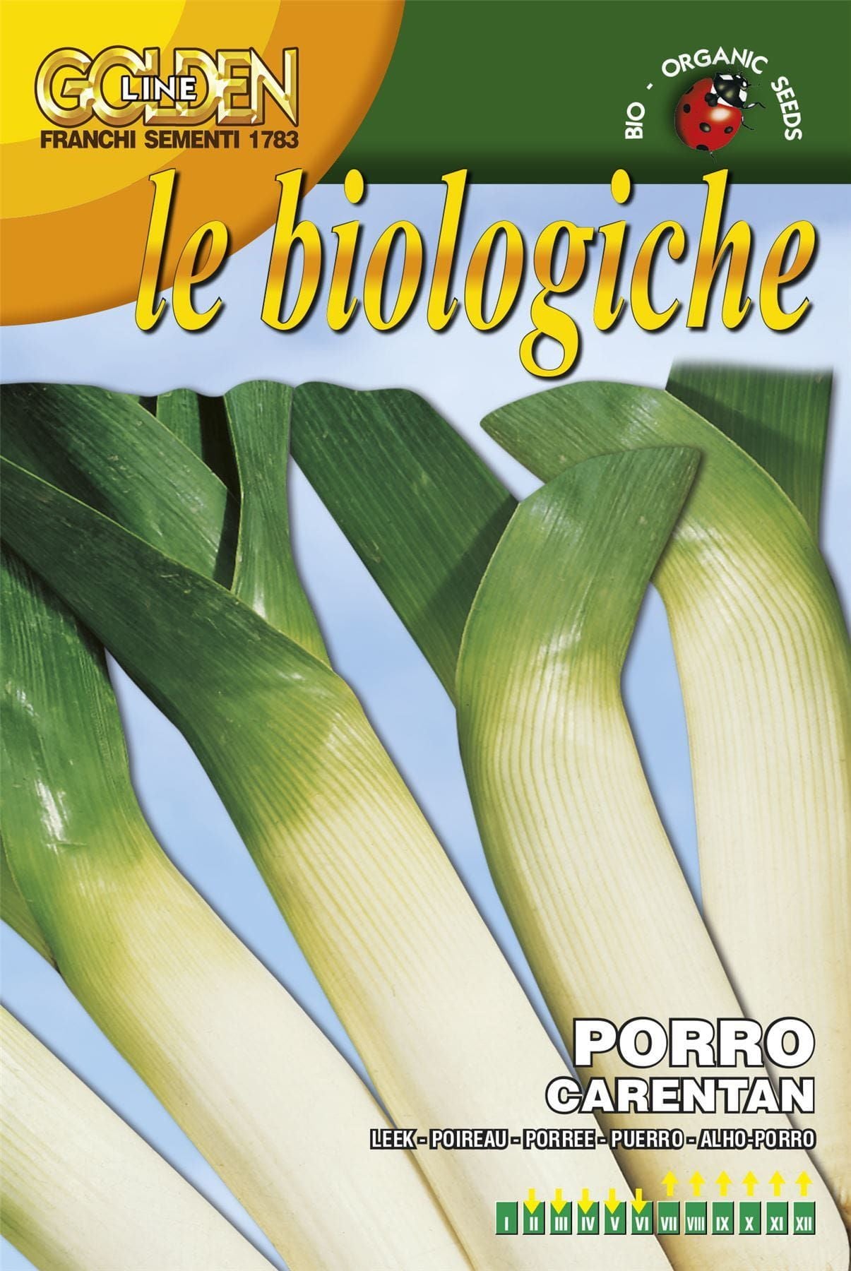 Franchi Organic BIOB107/1 Leek Carentan 2 Seeds