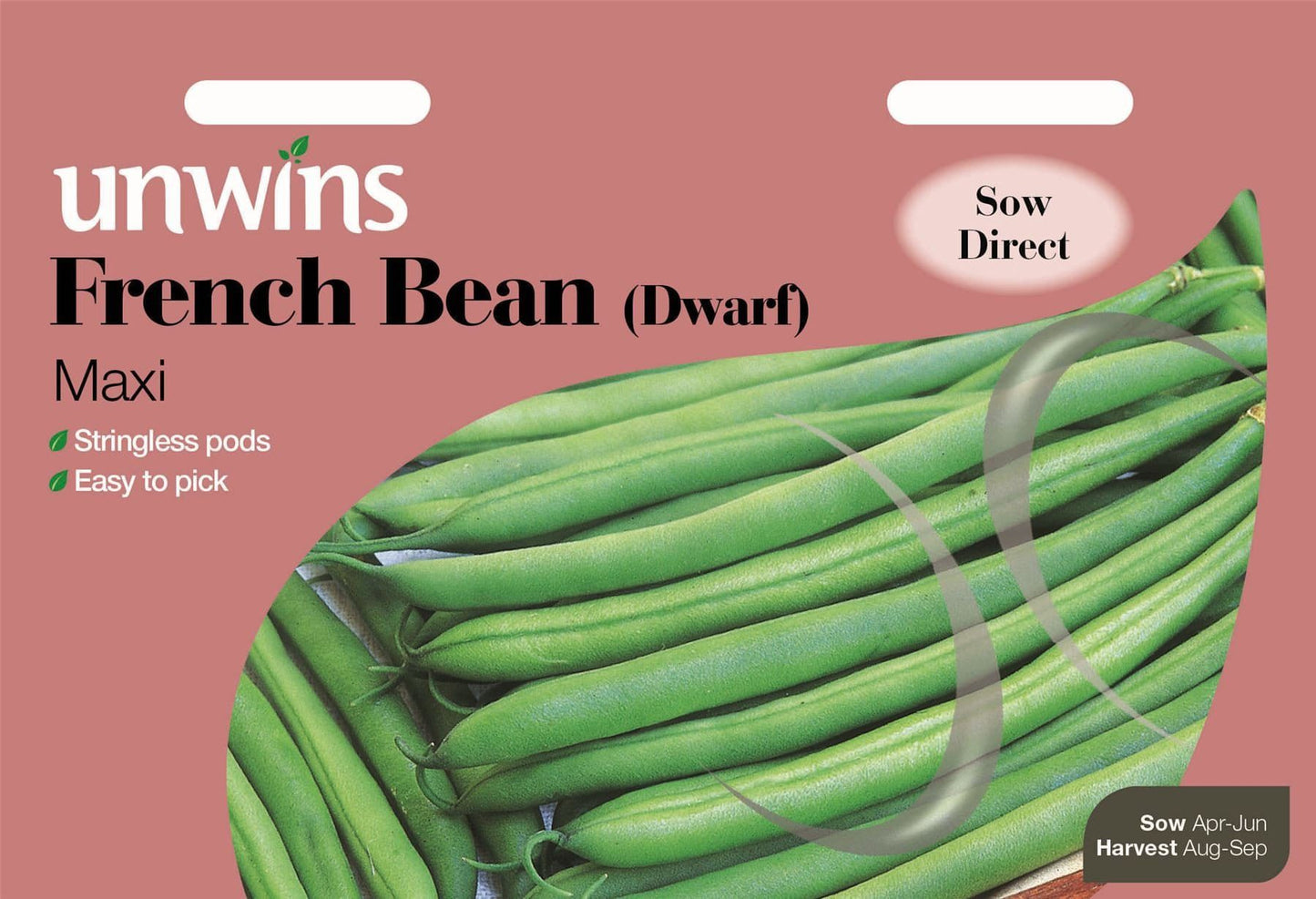 Unwins French Bean (Dwarf) Maxi 100 Seeds