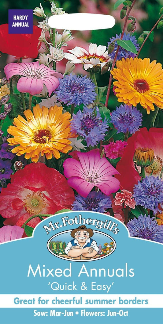Mr Fothergills Mixed Annuals 200 Seeds