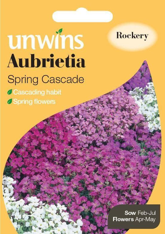 Unwins Aubrieta Spring Cascade 300 Seeds