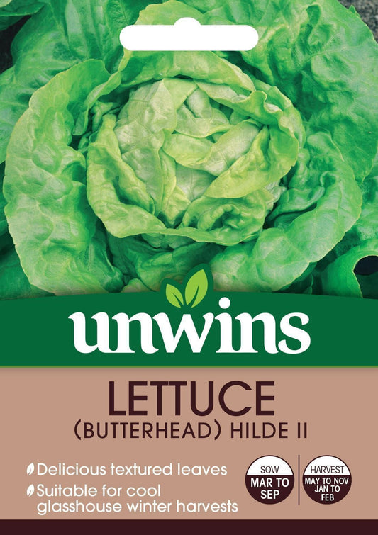 Unwins Lettuce (Butterhead) Hilde II 1300 Seeds