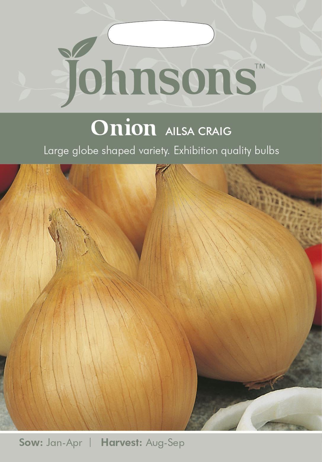 Johnsons Onion Ailsa Craig 350 Seeds