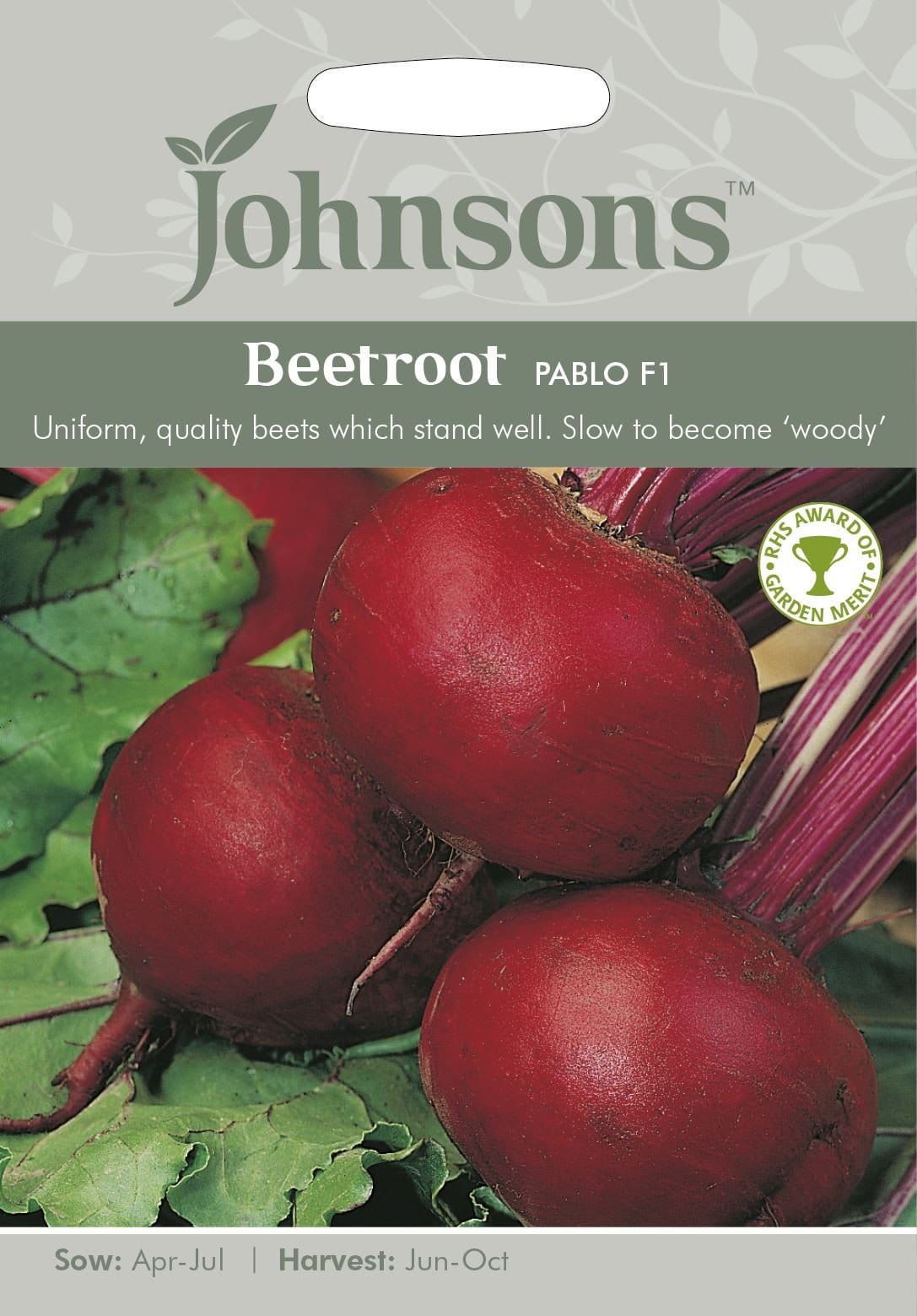 Johnsons Beetroot Pablo F1 150 Seeds