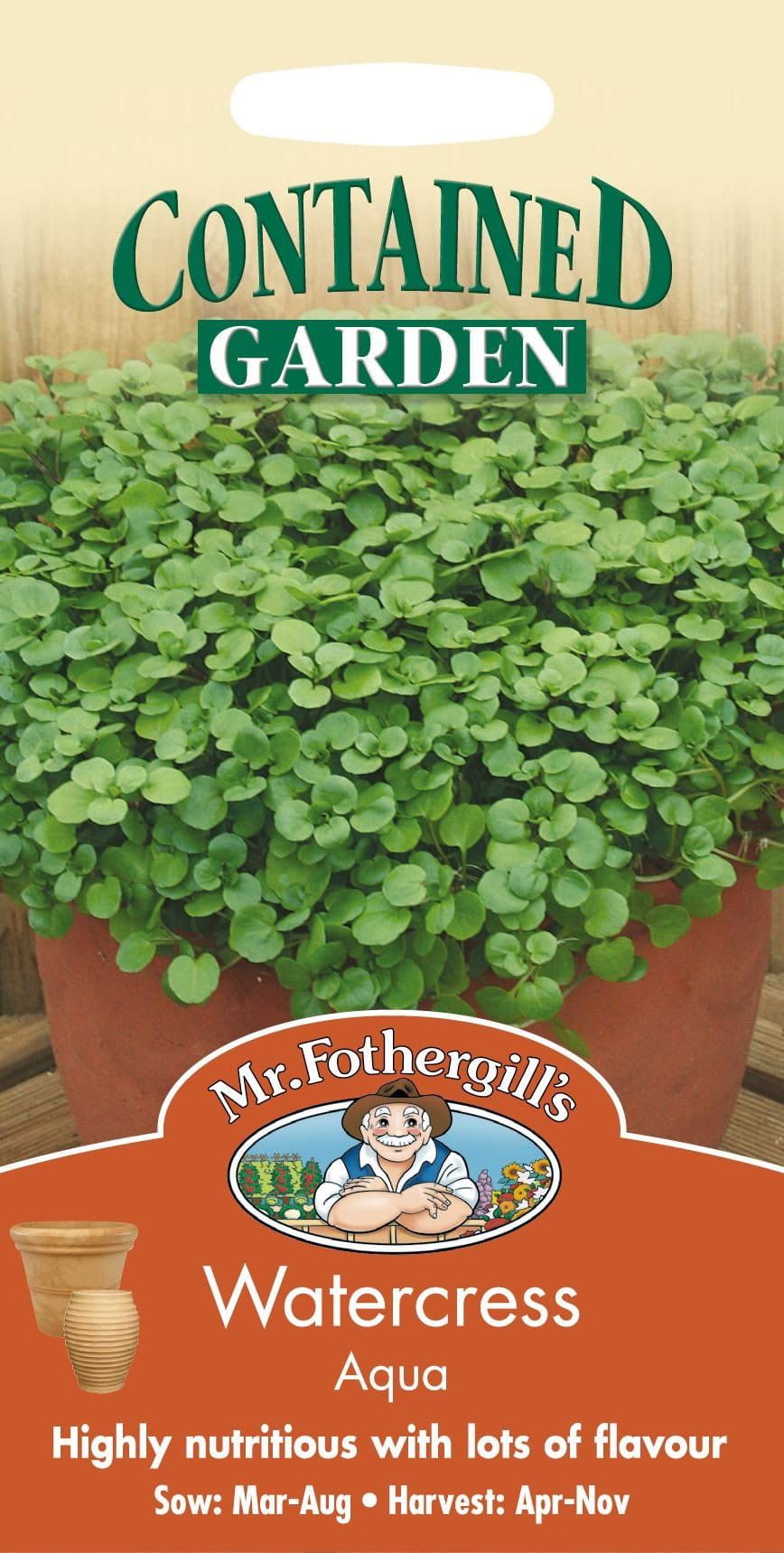 Mr Fothergills Herb Watercress Aqua 1000 Seeds