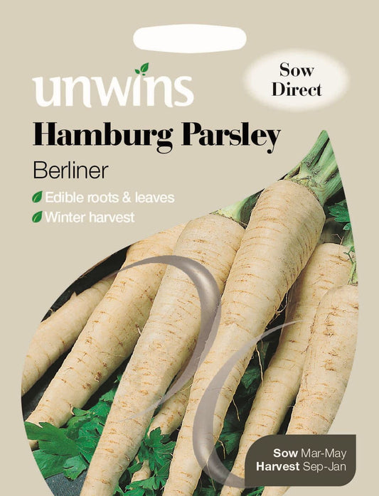 Unwins Hamburg Parsley Berliner 1000 Seeds
