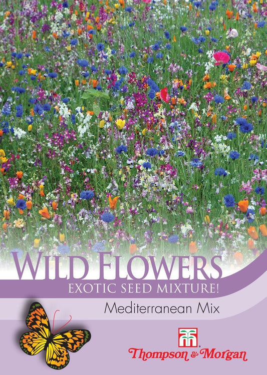 Thompson & Morgan Wild Flower Mediterranean Mix Seeds