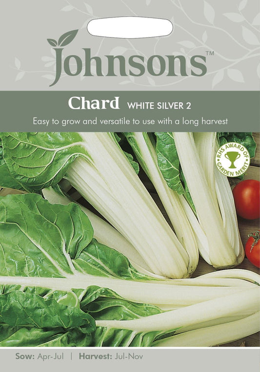 Johnsons Chard White Silver 2 350 Seeds