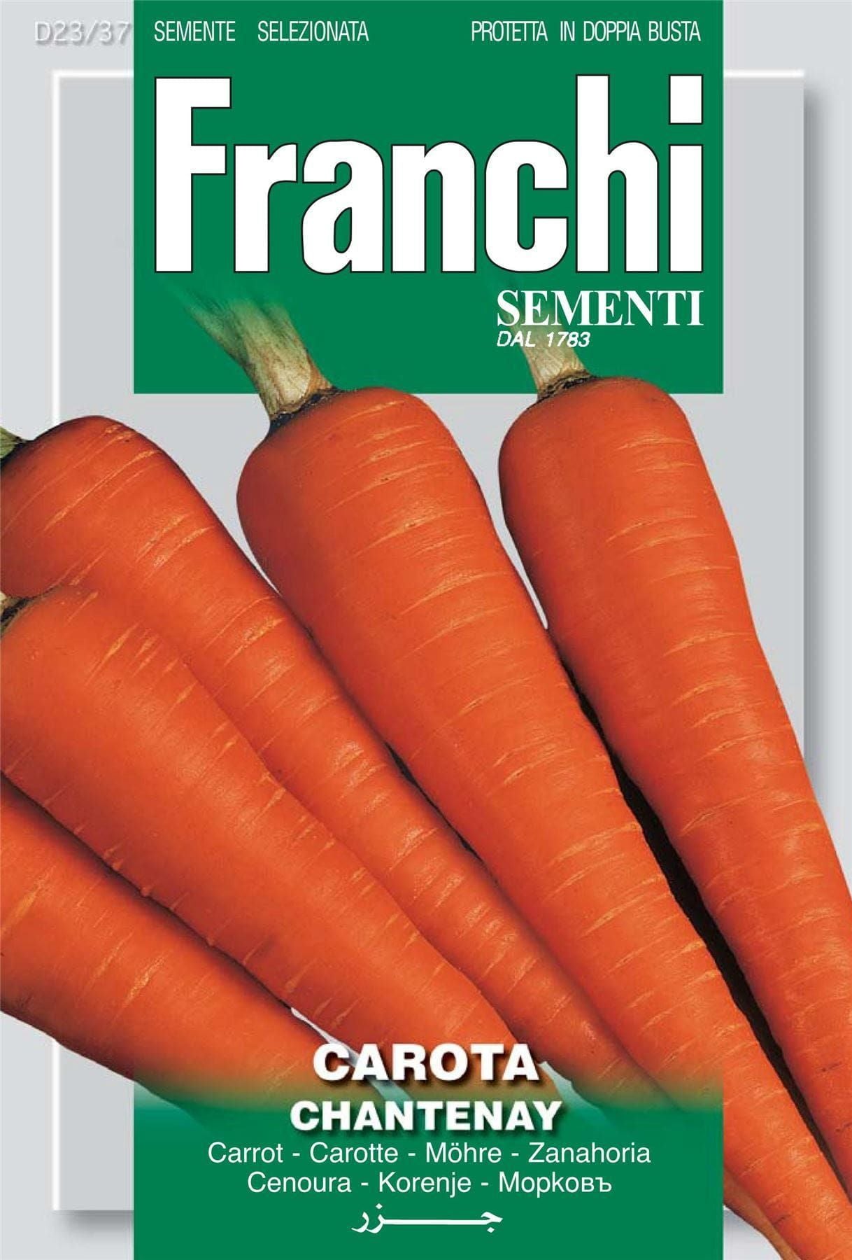 Franchi Seeds of Italy Carrot Chantenay Seeds