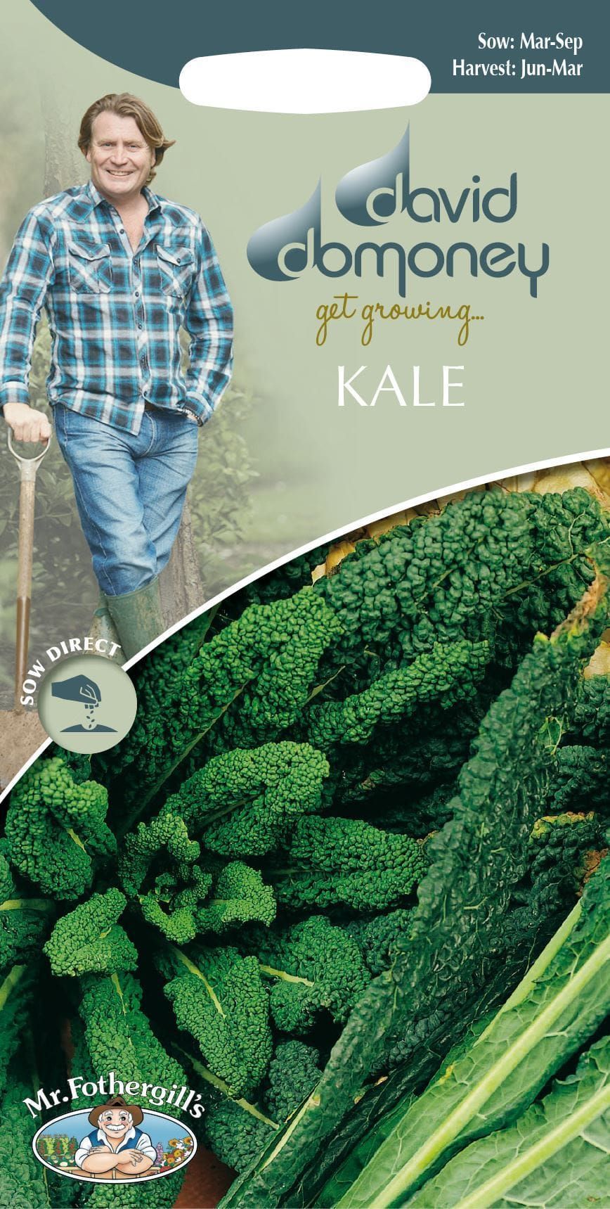 Mr Fothergills - David Domoney - Vegetable - Kale - Black Tuscany - 400 Seeds