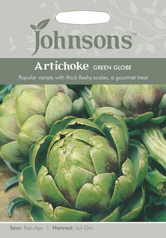 Johnsons Artichoke Green Globe 50 Seeds