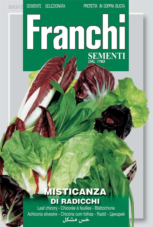 Franchi Seeds of Italy Mixed Radicchio And Chicory Pack Di Radicchi Seeds