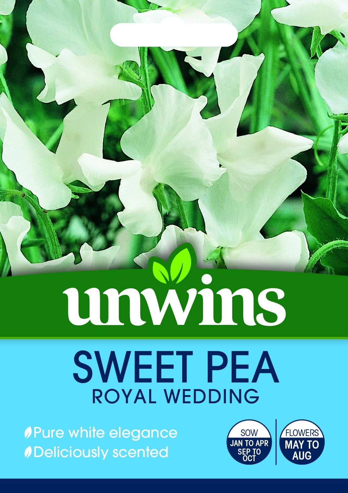 Unwins Sweet Pea Royal Wedding 20 Seeds