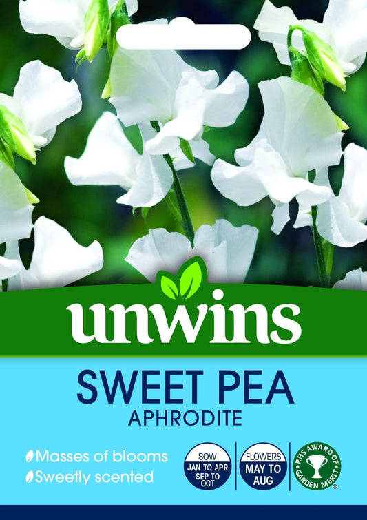 Unwins Sweet Pea Aphrodite 21 Seeds