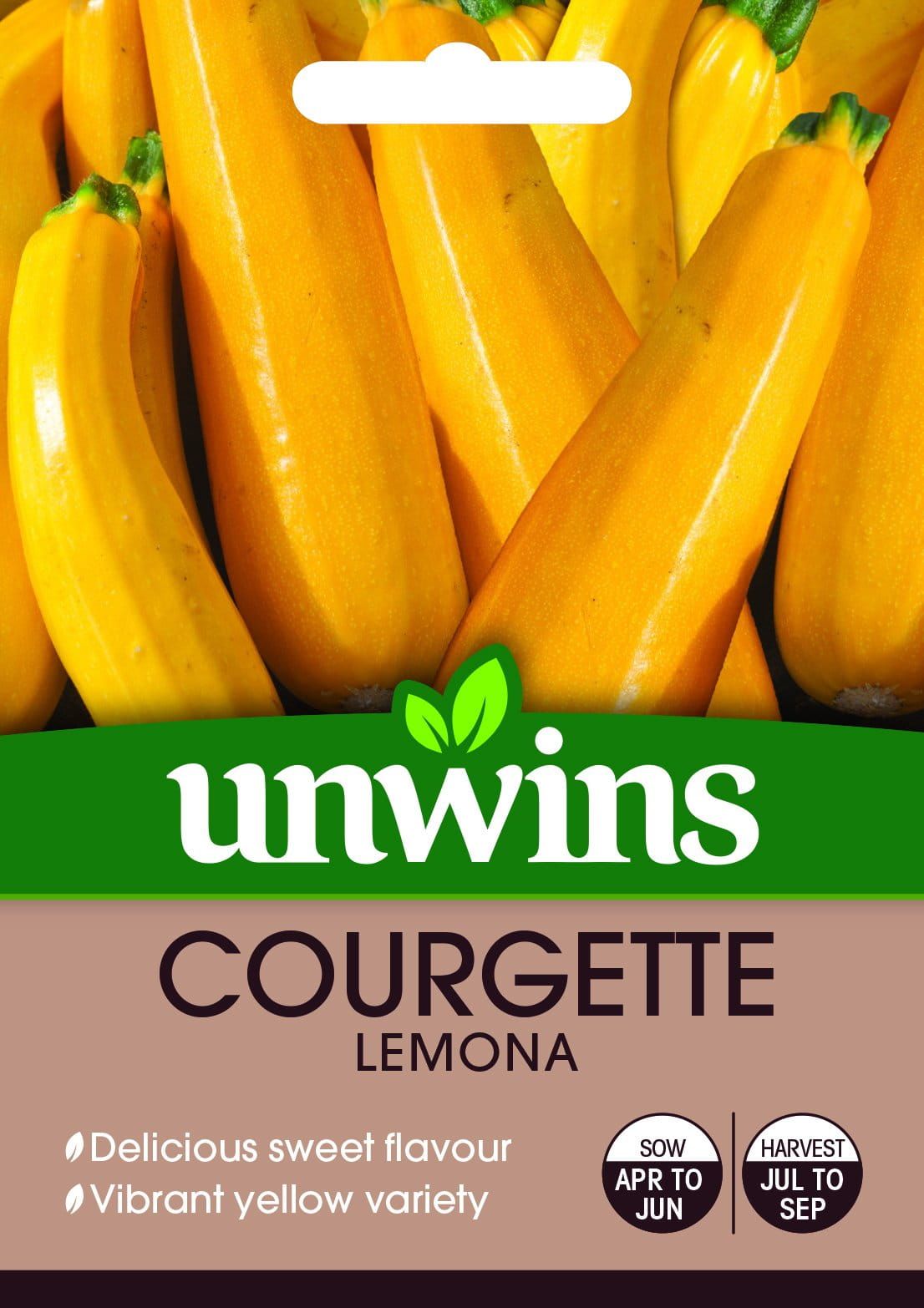 Unwins Courgette Lemona 10 Seeds