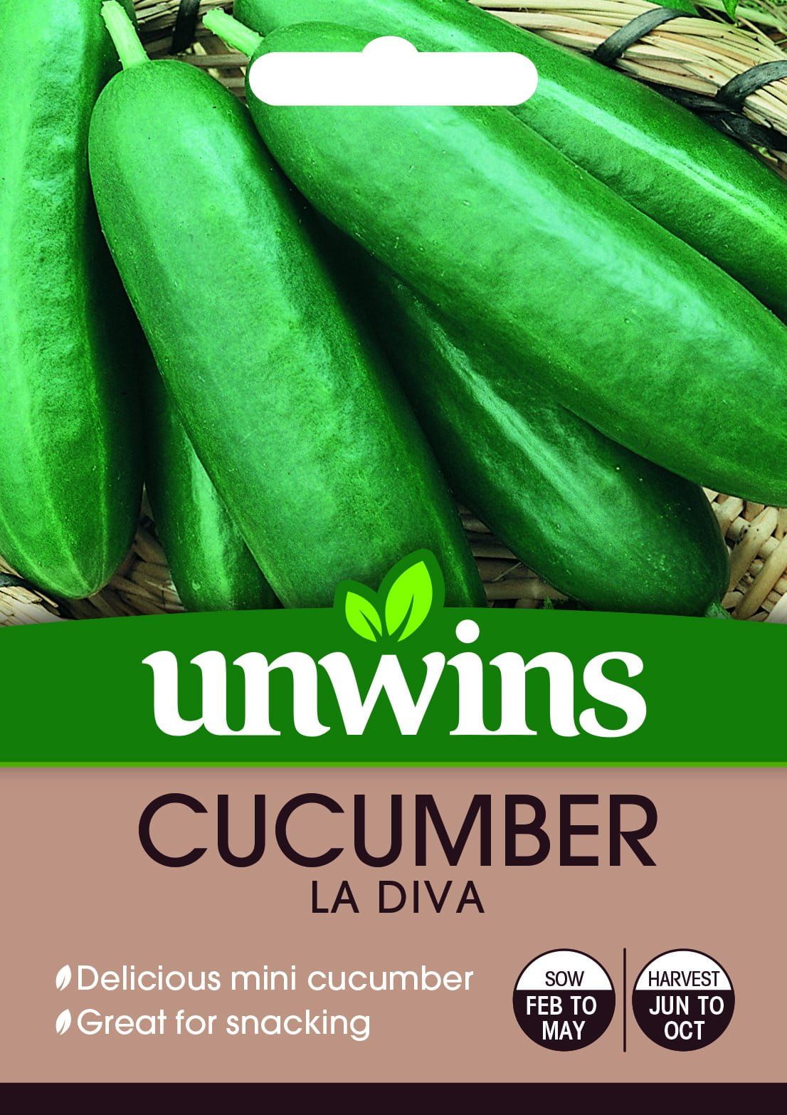 Unwins Cucumber La Diva 10 Seeds
