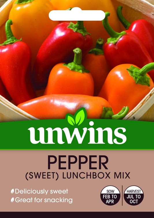 Unwins Pepper (Sweet) Lunchbox Snack Mix 6 Seeds