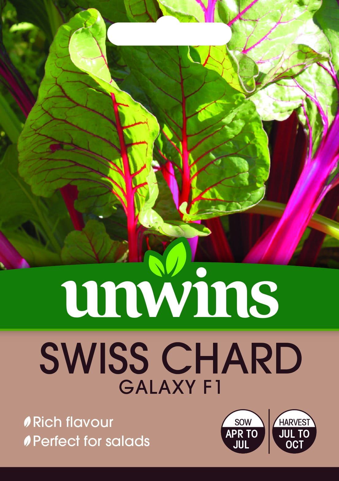 Unwins Swiss Chard Galaxy F1 - 80 Seeds