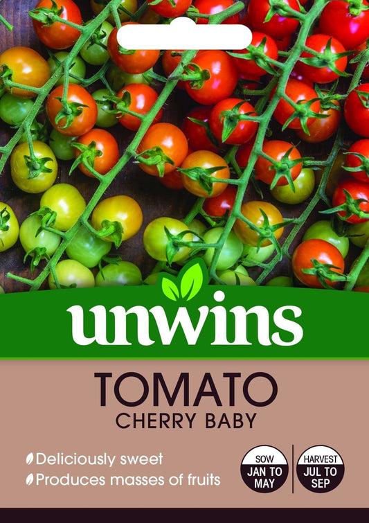 Unwins Tomato Cherry Baby 10 Seeds