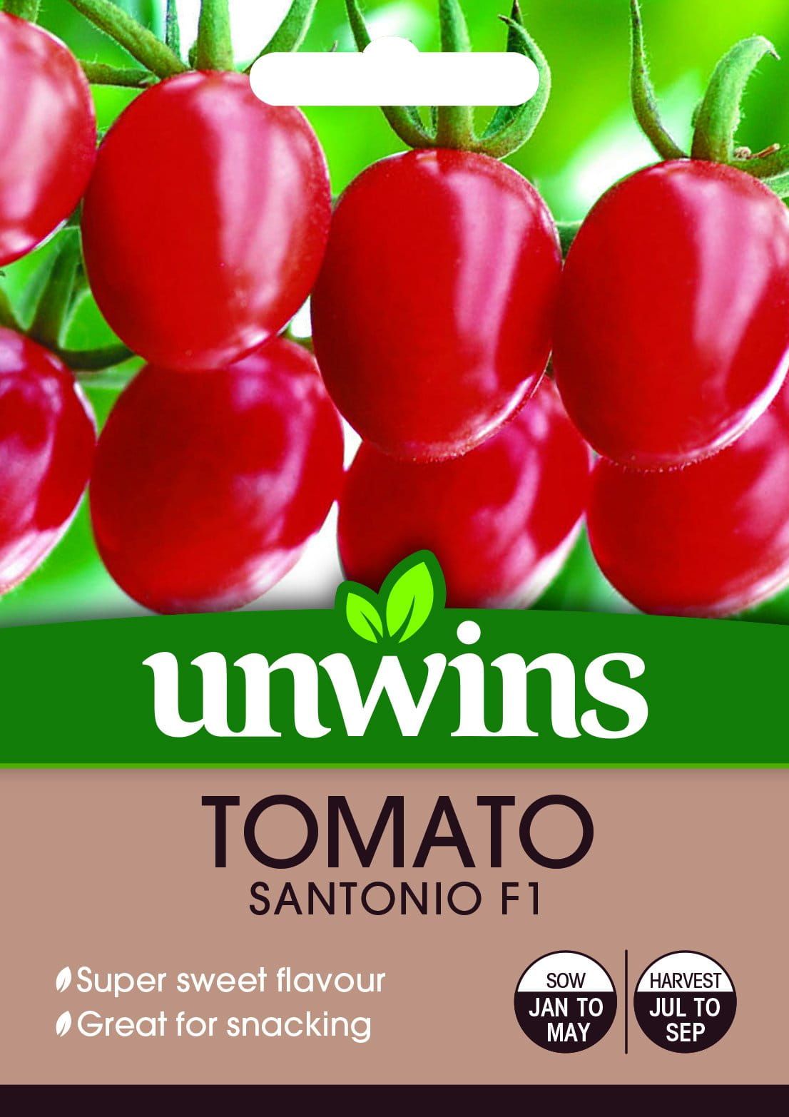 Unwins Tomato Santonio F1 Hybrid 8 Seeds