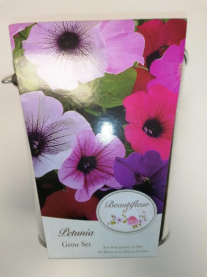 Beautifleur - Petunia - Metal Planter Seeds