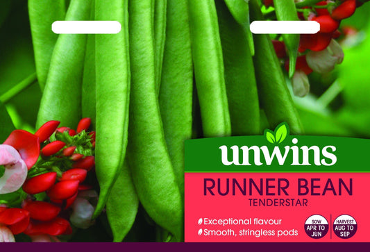 Unwins Runner Bean Tenderstar 30 Seeds