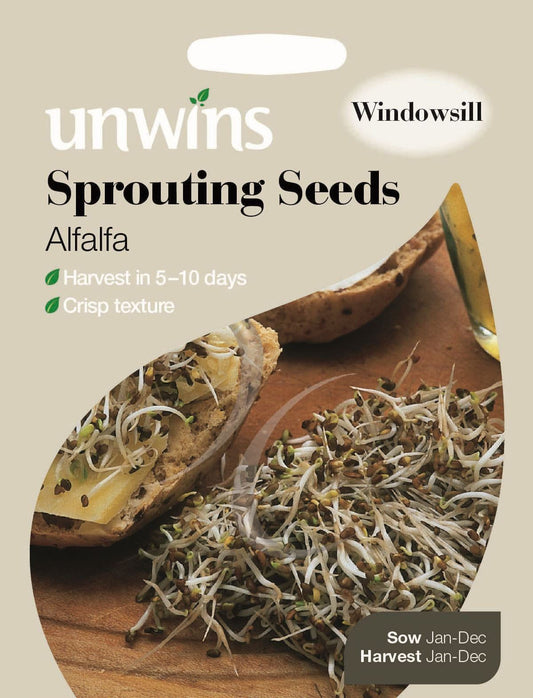 Unwins Sprouting Seeds Alfalfa 7000 Seeds