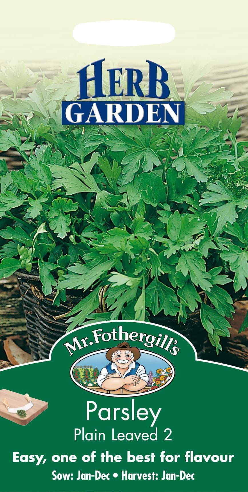 Mr Fothergills Herb Parsley Plain Leaved 2 1000 Seeds