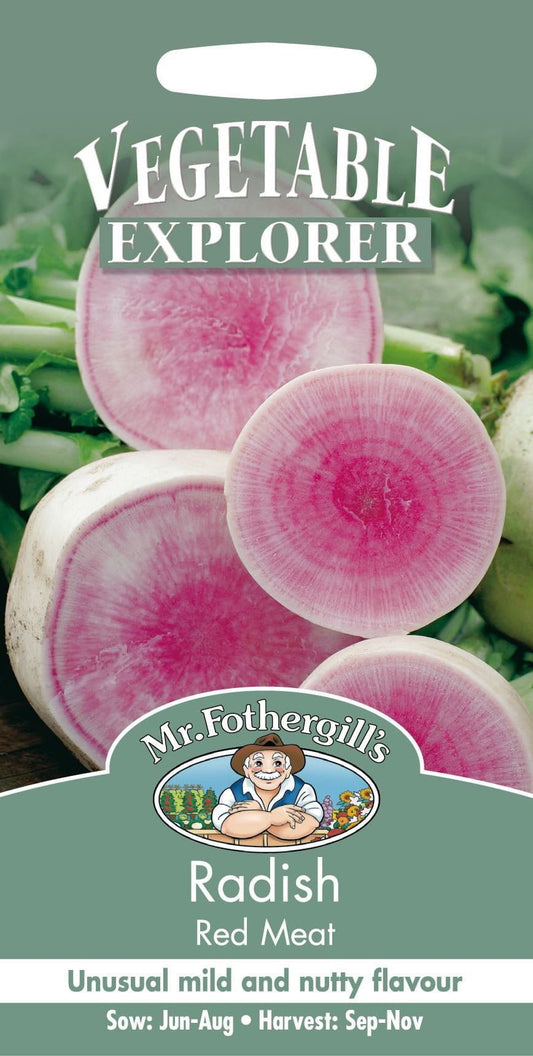Mr Fothergills Radish Red Meat 100 Seeds