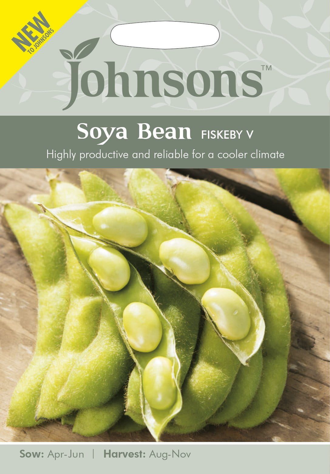 Johnson Seeds - Vegetable - Soya Bean Fiskeby V  - 50 Seeds