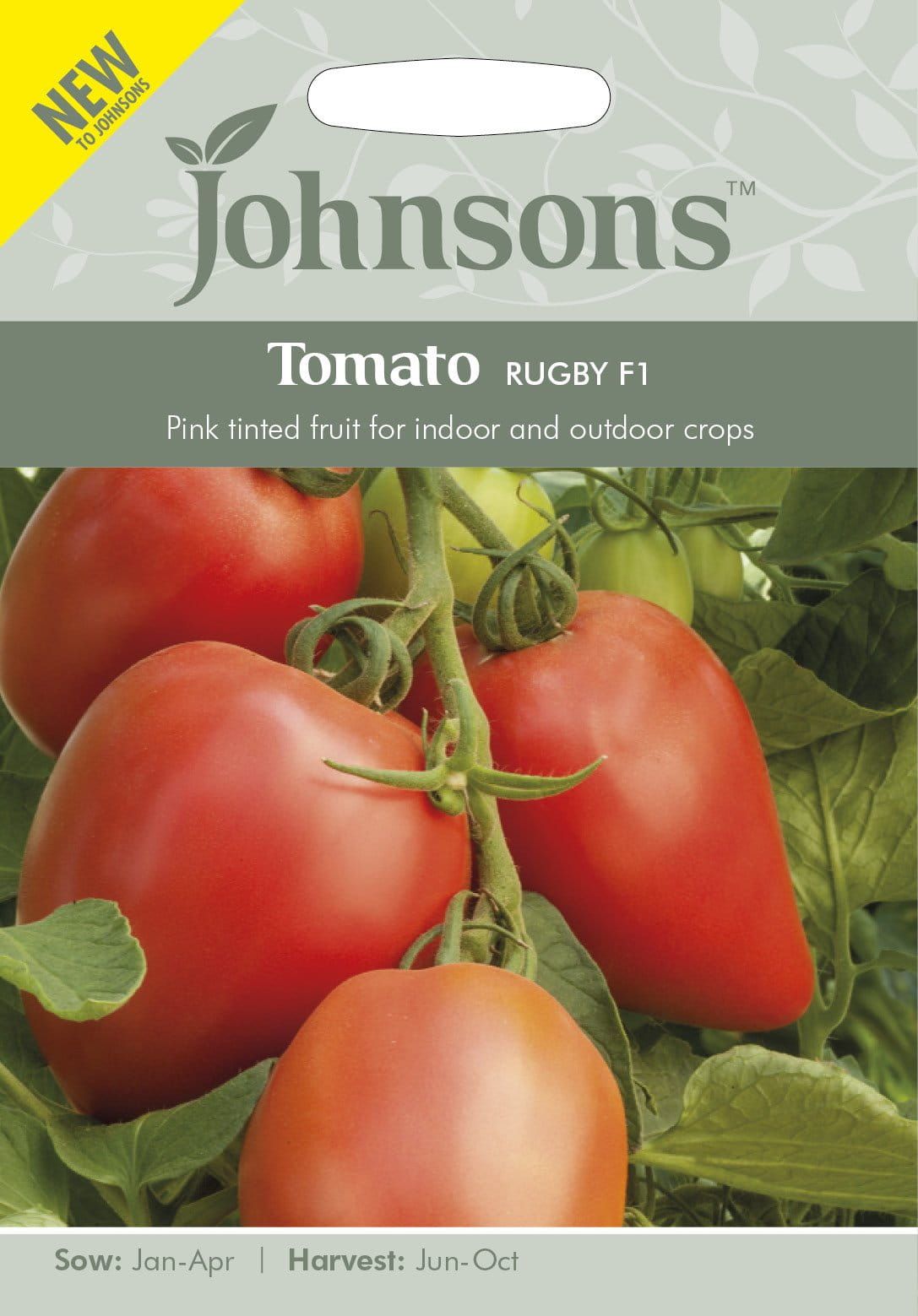 Johnson Seeds Tomato Rugby F1  Hybrid 10 Seeds